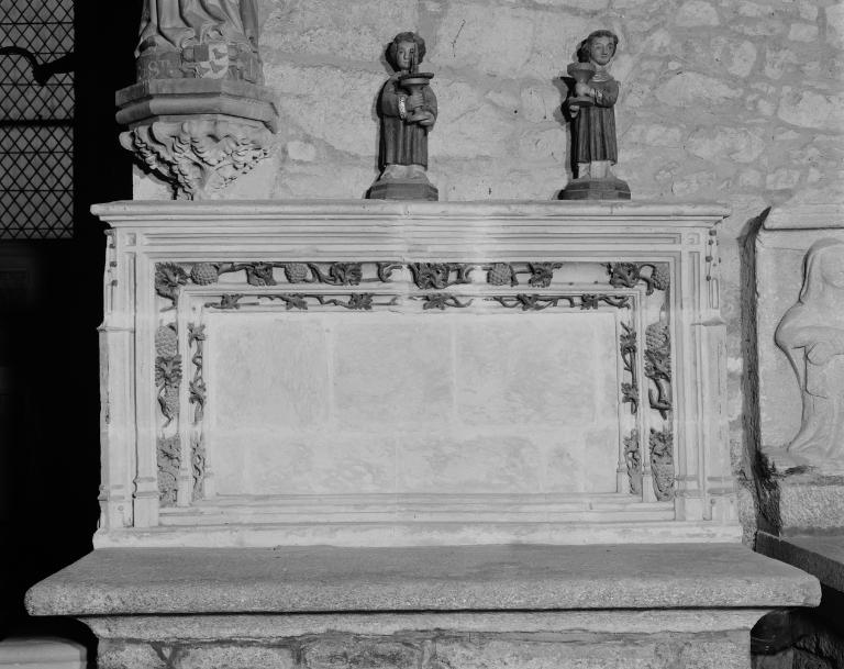 Autel (2), retable (2, autel secondaire, retable cadre, retable non architecturé), chapelle Notre-Dame-du-Loc (Saint-Avé)