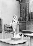 Statue (petite nature) : Vierge, Vierge toute puissante, chapelle et fontaine Saint-Urlo (Lanvénégen)