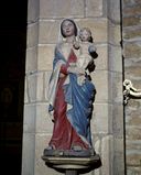 Statue : Vierge à l'Enfant, église Saint-Servais (Saint-Servant-sur-Oust)