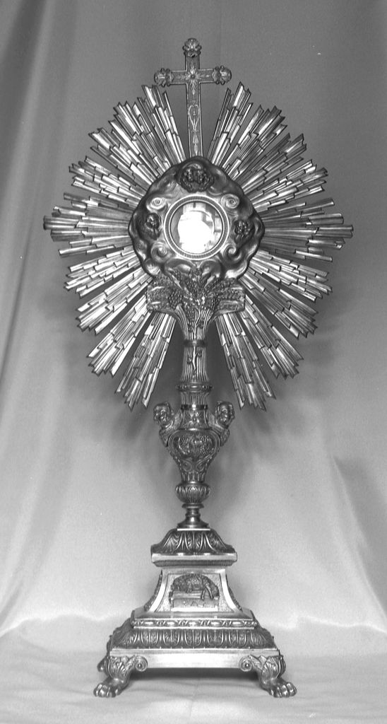 Ostensoir (2), église paroissiale Notre-Dame (La Couyère)