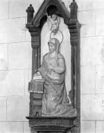 Groupe sculpté (d'applique), Annonciation, église Saint-Mélar (Meilars)