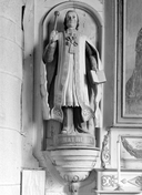 Statue (d'applique, petite nature) : saint Mathurin, église paroissiale Saint-Brévin (Berné)