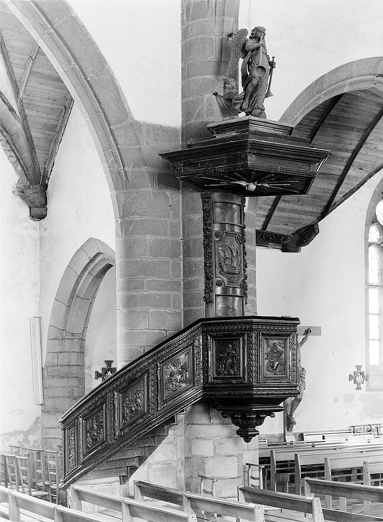 Chaire à prêcher, église paroissiale Notre-Dame-de-Croas-Batz (Roscoff)