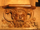 Chapelle Saint-Herbot : stalle 07