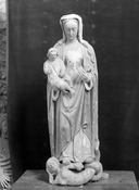 Statue (petite nature, d'applique) : Vierge à l'Enfant, chapelle Saint Corentin (Carnoët)