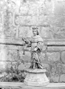 Statue (statuette) : saint Salomon de Bretagne, chapelle Saint-Houarno ou Saint-Hervé (Langoëlan)