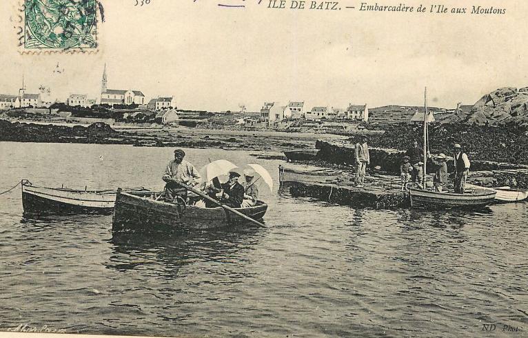 Digue, quai et cale (2) de l'île aux moutons (Île-de-Batz)