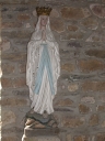 Statue couronnée : Vierge, dite Notre-Dame de Lourdes