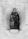Groupe sculpté : Education de la Vierge