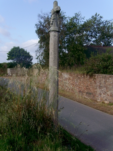Croix de chemin, route de Kervren Huellan, Kervren (Ploubazlanec)