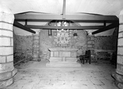Autel (maître-autel), chapelle Saint Fiacre (Plusquellec)