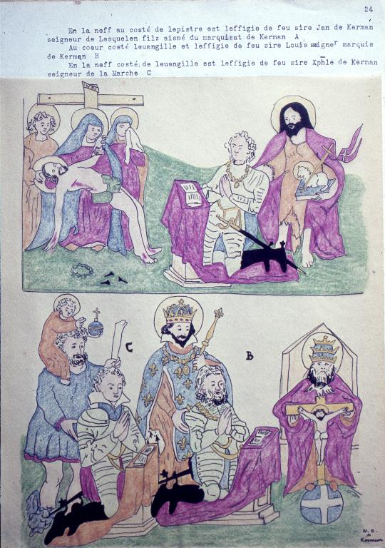 Le décor peint et sculpté du château de Maillé (Plounévez-Lochrist)