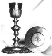 Calice, patène ; église paroissiale Notre-Dame (Porcaro)