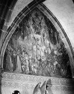 Peinture murale : le Jugement Dernier, cathédrale de Saint-Paul-Aurélien (Saint-Pol-de-Léon)