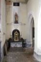 Autel de Sainte Anne : autel, tabernacle, 3 gradins d'autel, degré d'autel