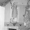 Statue (d'applique, petite nature) : saint Mathurin, chapelle Saint-Sulliau (Plomodiern)