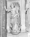 Statue (petite nature, d'applique) : sainte Marguerite, église paroissiale Sainte-Agnès (Tréfumel)
