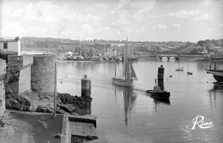 Le Passage de Lanriec et son bac (Concarneau)