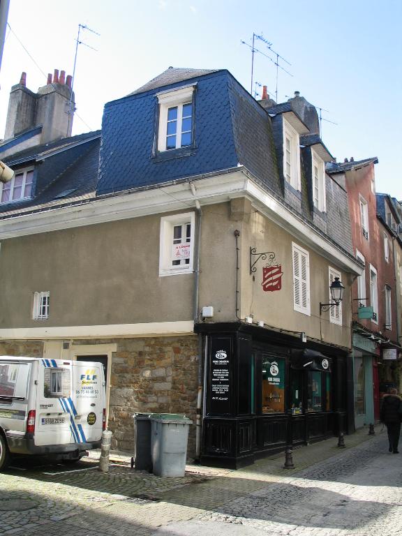 Maison, 13 rue Emile Burgault ; 2 impasse de la Psalette (Vannes)
