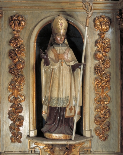 Statue : saint Melaine