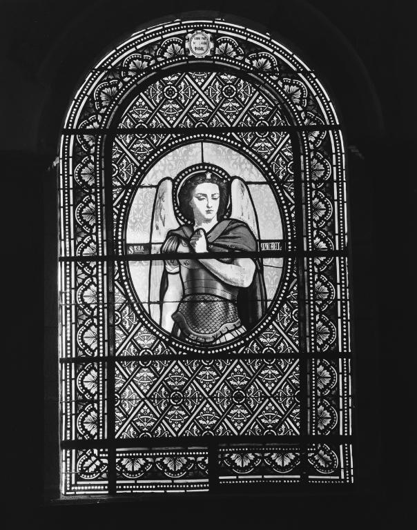 Verrières (11) (baies 0, 1, 2, 3, 4, 5, 6, 7, 8, 9, 10), église paroissiale Saint-Michel (Île-aux-Moines)