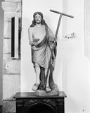 Statue : Saint Jean-Baptiste, église Saint-Pierre (Lanouée fusionnée en Forges de Lanouée en 2019)