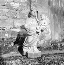 Statue (d'applique, statuette) : Vierge à l'Enfant, chapelle Saint-Exupère, Loguisper (Dinéault)