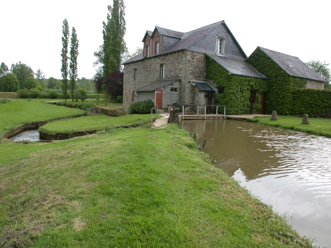Moulin à farine, puis minoterie des Morandais, près du Pont de l'Isle (La Chapelle-Blanche)