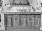 Autel (maître-autel, autel tombeau), église paroissiale Saint-Pierre, Saint-Paul (Neulliac)