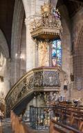 Chaire à prêcher, basilique Notre-Dame-du-Roncier (Josselin)